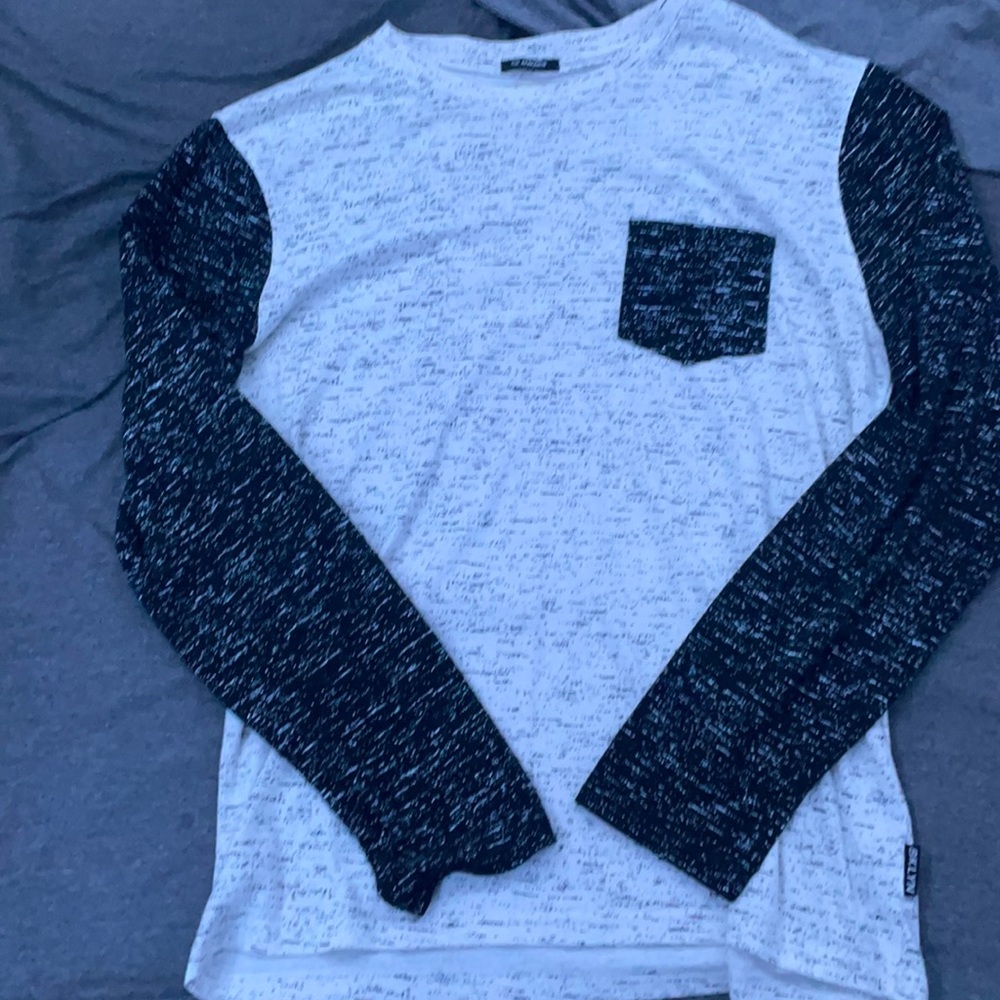 BKLYN white/black long sleeve